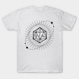 Pen and paper space dice T-Shirt